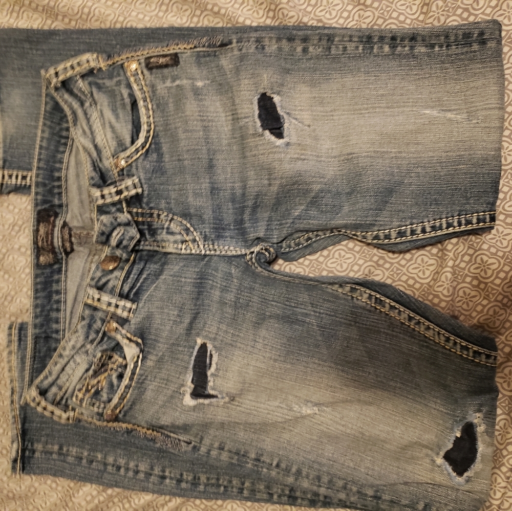 Silver jeans